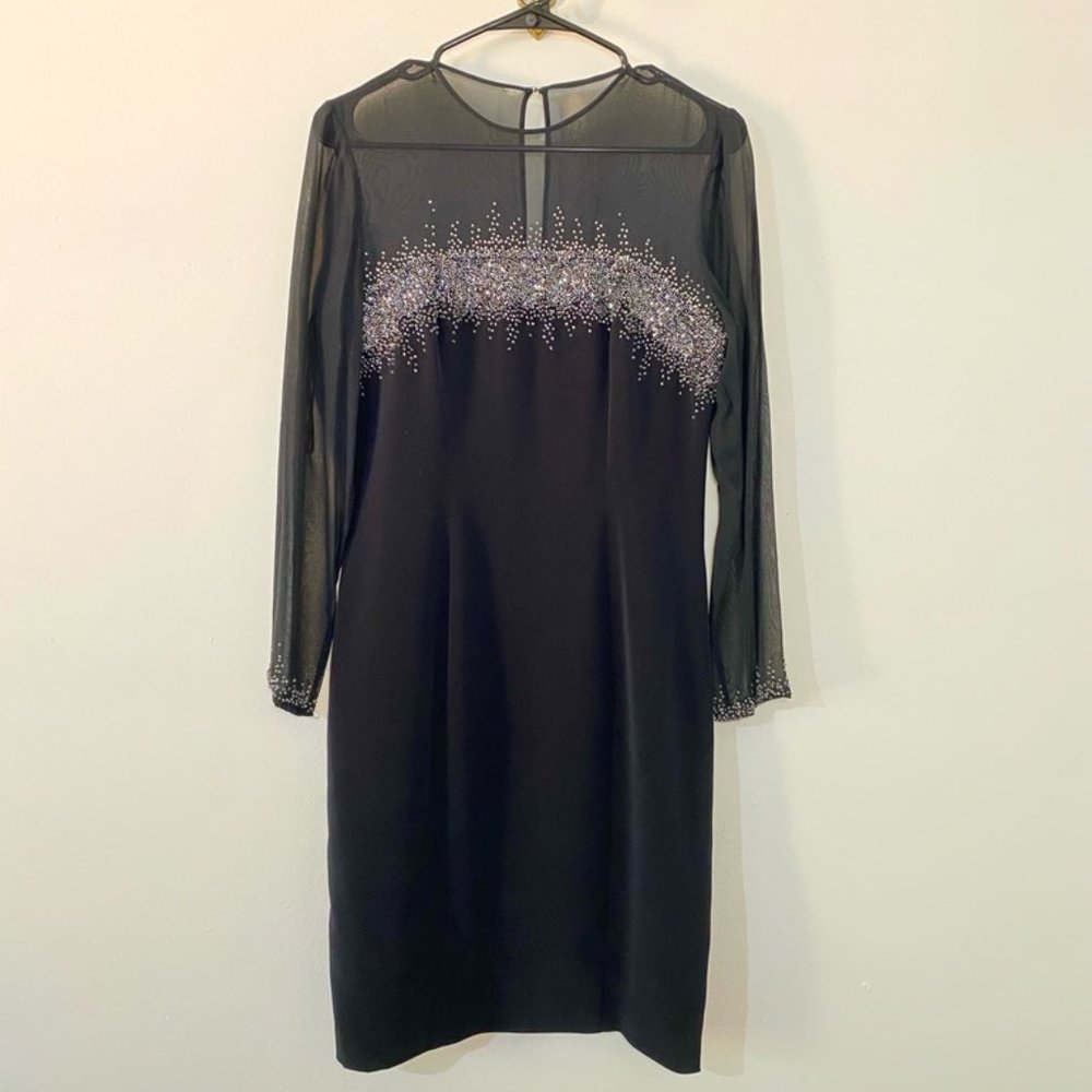 Elegant beaded cocktail dress